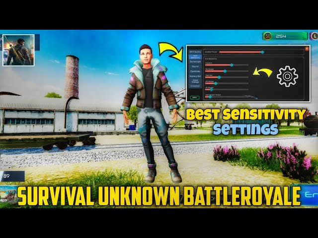 Survival unknown Battleroyale New Update Best Sensitivity settings | SUBR Best Sensitivity #subr class=
