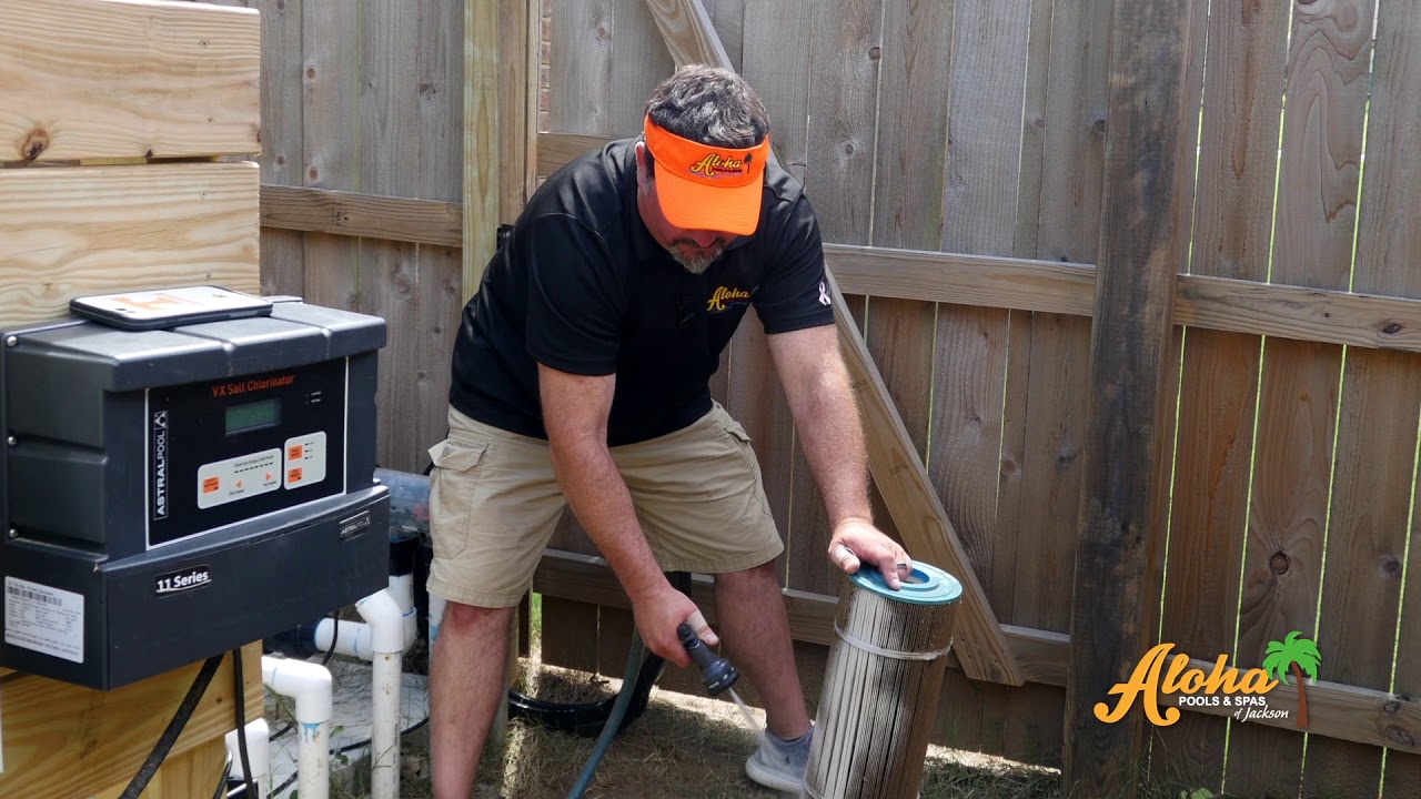 Clean the Astral 420 Cartridge Filter YouTube