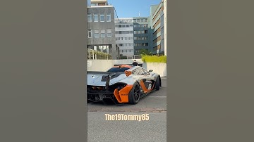 1/20 McLaren P1 GTR in Zürich 🤍🧡 #mclaren #shorts #youtubeshorts #automobile #cartok