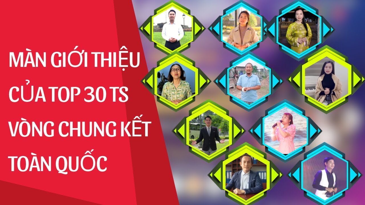 GIỚI THIỆU CỦA TOP 30 TS VÒNG CHUNG KẾT TOÀN QUỐC || CUỘC THI GIỌNG CA VÀNG BOLERO VIỆT NAM MÙA XI