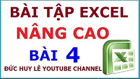 Cách dùng Consolidate gộp dữ liệu trùng nhau trong Excel