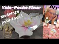 Fabriquer un Vide Poche Coupelle PETALES de Fleurs en ARGILE à Modeler DIY DECO,  ©A63