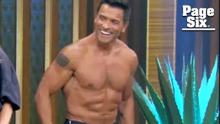 Mark Consuelos shows off six-pack abs in sexy ‘Live with Kelly and Mark’ segment