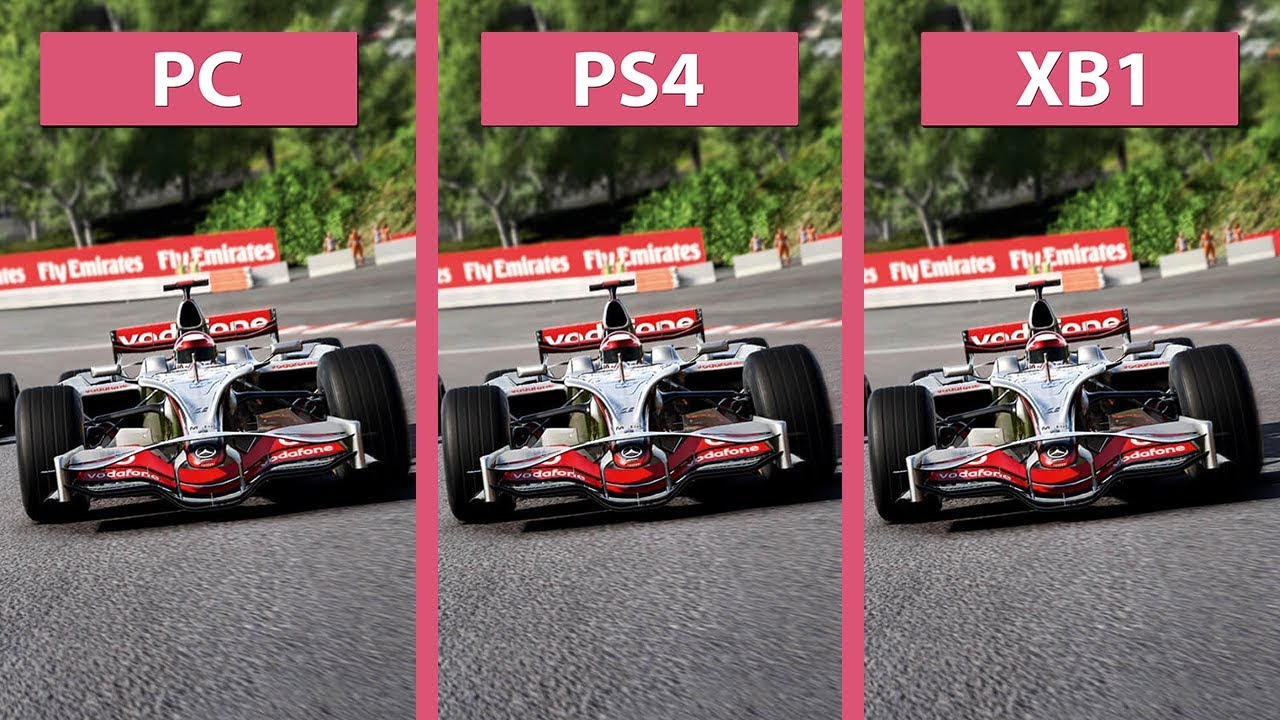 F1 2017 – PC Max vs. vs. Xbox One Graphics Comparison - YouTube