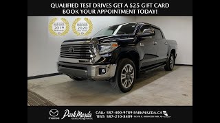 2018 Toyota Tundra 1794 Edition Review   - Park Mazda