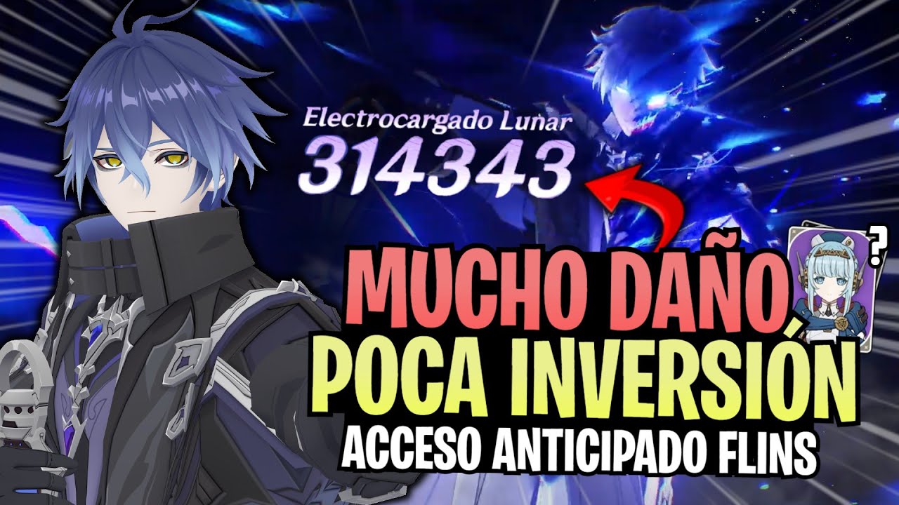 Se VOLVIÓ el MEJOR DPS ELECTRO?⚡ Acceso Anticipado de Flins | Genshin Impact: Luna I