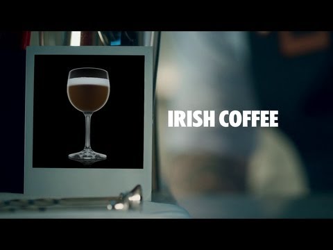 IRISH COFFEE DRINK RECIPE - HOW TO MIX