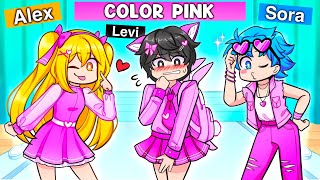 Alex & The Squad ONE COLOR CHALLENGE in Dress To Impress!