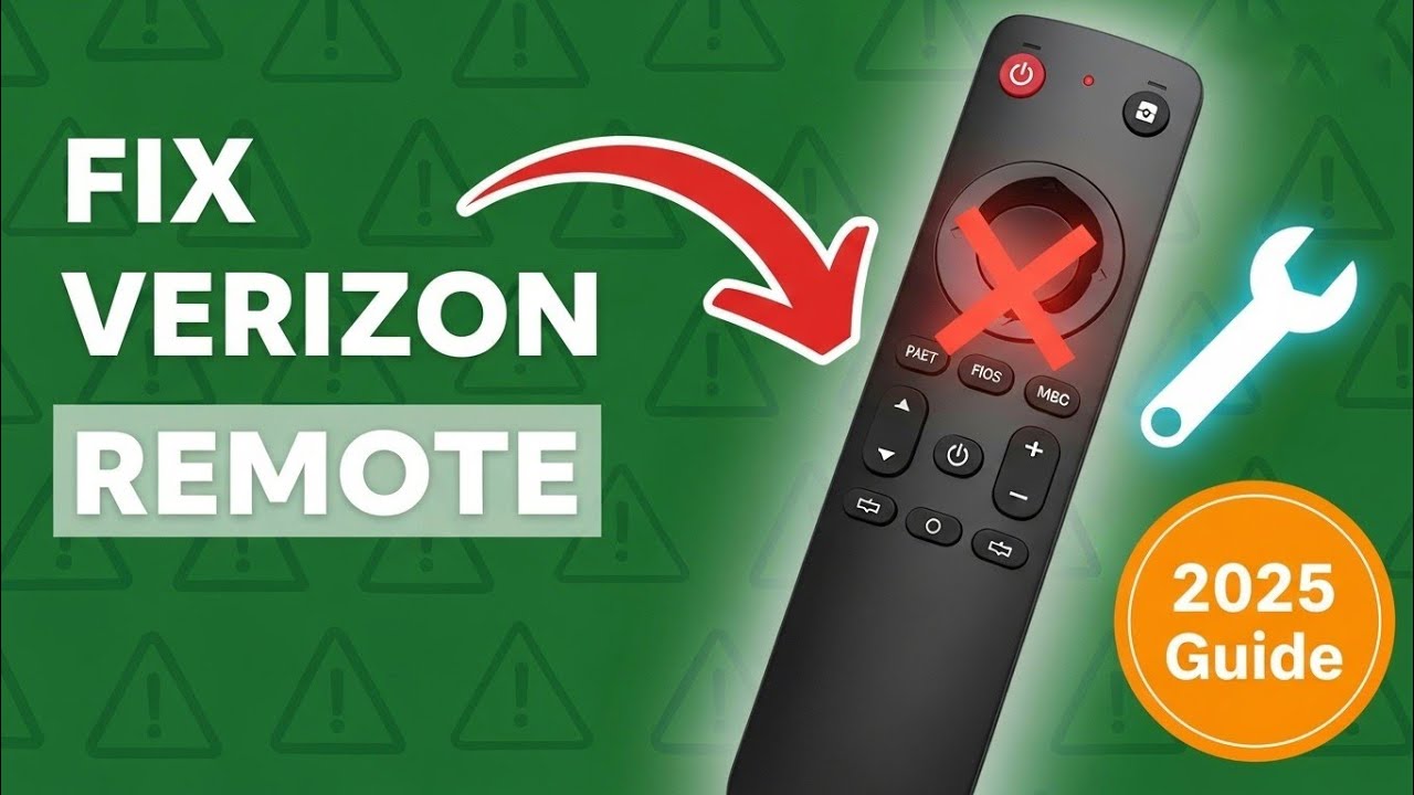 How To Fix Verizon Fios TV Remote Not Working 2025 Guide - YouTube