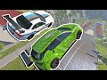 Jumping The Car Jump Arena In MULTIPLAYER BeamNG Drive! Crazy Stunts! - BeamNG MP