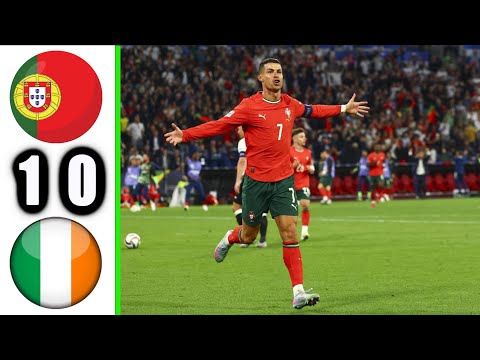 ملخص مباراة البرتغال و ايرلندا اهداف مباراة البرتغال و ايرلندا اليوم 2025