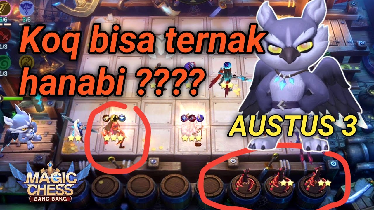 Woww ternak hanabi !!!! Austus skill 3 