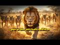 وثائقي عالم الحيونات البرية سباق الموت بين الأسود مطاردة التي قلبت الموازين بين الأسود والضباع 