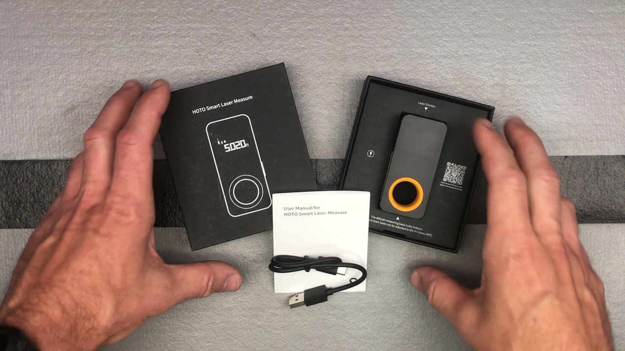 Unboxing & Demo- HOTO Laser Tape Measure, Laser Measure, Laser