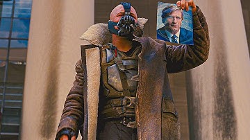 Бэйн рассказывает всю Правду о Харви Денте. Тёмный рыцарь: Возрождение легенды. 2012