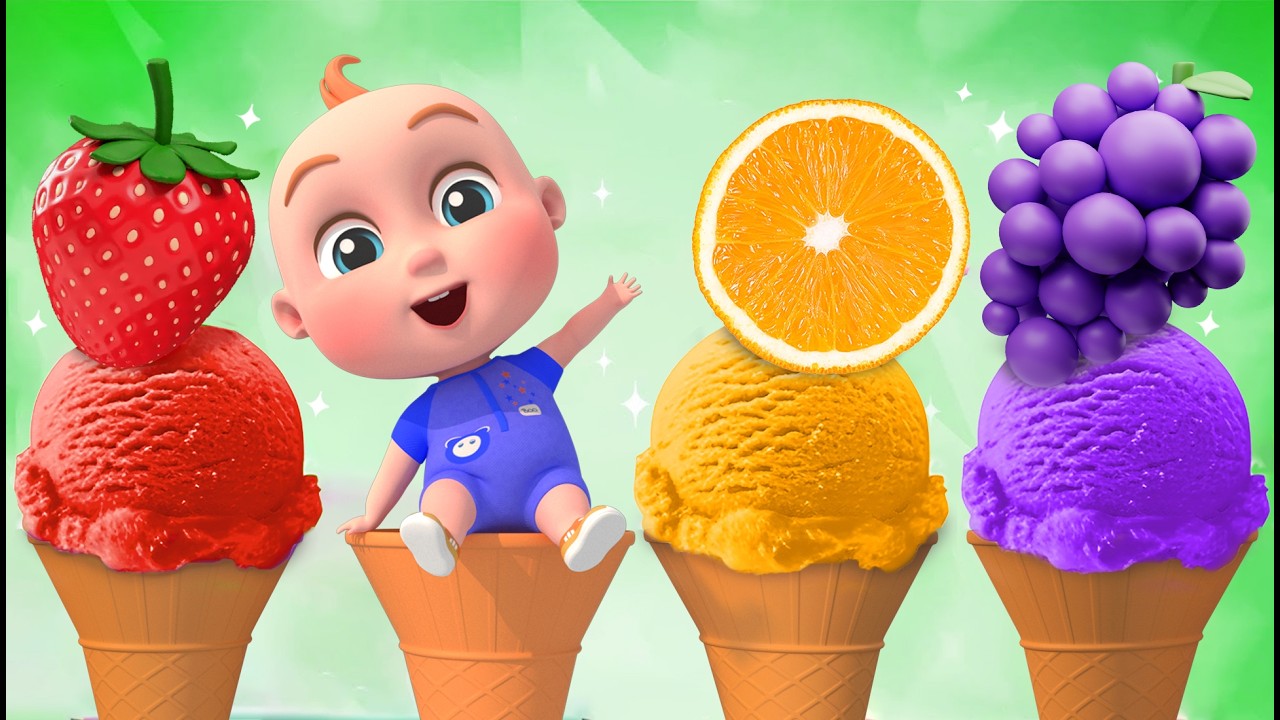 マフィンマン|レインボーアイスクリームソング | Rainbow Ice Cream Song - The Muffin Man | 子供の歌と童謡 | こどものうた | Pulka - 子どもの童謡