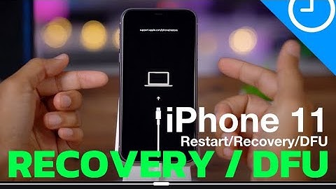 Hướng dẫn vào chế độ Recovery DFU trên iPhone 11 Pro