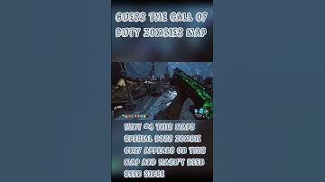 CAN YOU GUESS THIS CLASSIC ZOMBIES MAP IN UNDER 60 SECONDS? #shorts #callofduty #gaming #zombies
