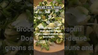 Broccoli rabe/rapini: nutrient-dense greens support immunity & bone health. #greens
