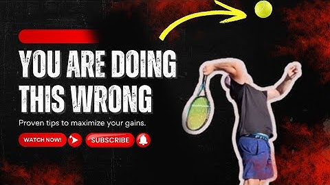 If You Struggle With the Kick Serve, This Video Is For You