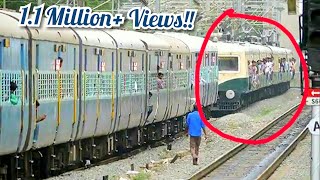 RAREST Sight: 3 Trains on One Track | INDIAN RAILWAYS