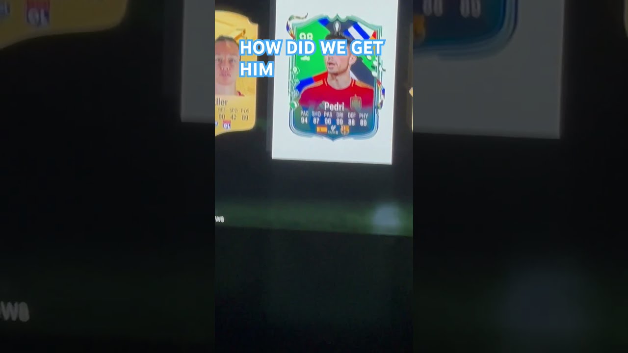 WE GOT 98 PEDRI FROM 1 Of 4 84 WHAT IS OUR LUCK Fc24 This Was From The Help My Cousin