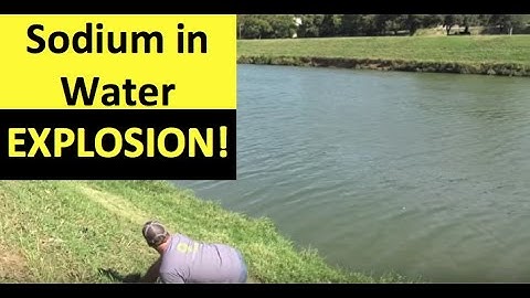 Sodium in Water Explosion | Chemical Reaction