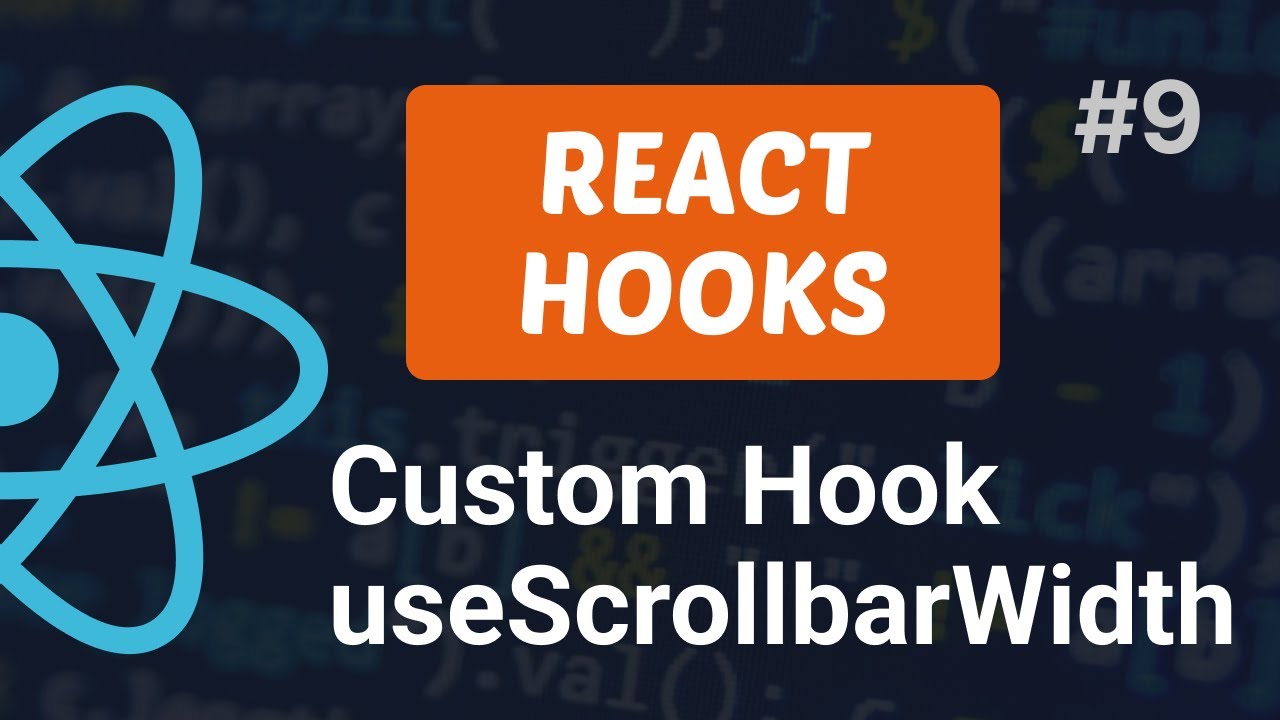 #9: React Hooks | Реaкт Хук useScrollbarWidth | React Hook ...