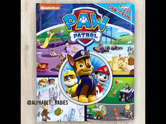 First Look and Find: Nickelodeon Paw Patrol by IG @Alphabet_Babies 