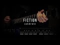 coldrain - Fiction (sugi part) Instrumental【ギター練習用】【ギタータブ譜】【Guitar TAB】【Guitar cover】【Screen TAB】