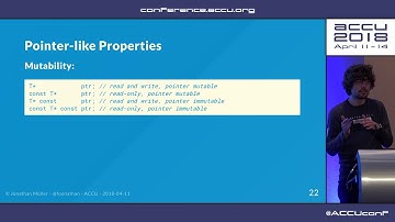 I just wanted to point to something! - Jonathan Müller [ACCU 2018]