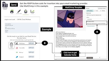 Episode 81 How to make a MailChimp RSVP Button in 30 seconds-  June 8 2021