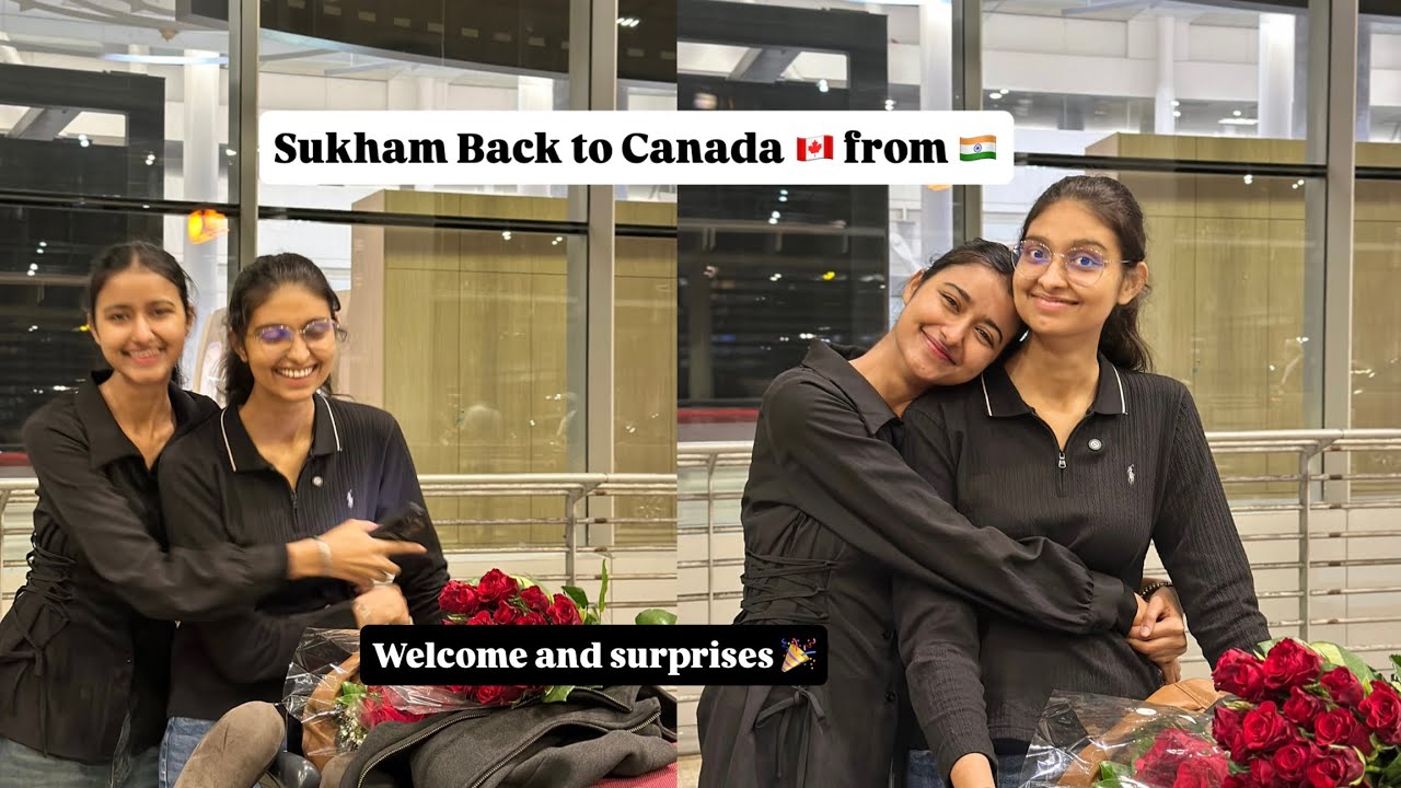Finally she is back to Canada 🇨🇦 l I gave her 3 gifts her reaction …. l Miss fun vlogs