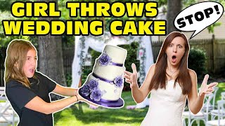 🤬Girl Temper Tantrum🤬 Throws Wedding Cake During Wedding! [Original]