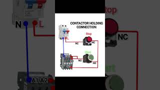 Contactor wiring diagram #shorts #trending #contactor Contactor wiring diagram #shorts #trending #contactor
