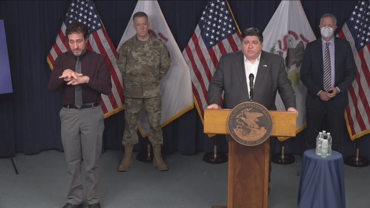 Gov. Pritzker holds daily Illinois coronavirus briefing - YouTube