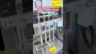 Multi-Lane Instant Green Tea Powder Packaging Machine | High Speed Auger Filler
