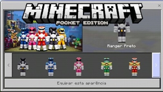 Minecraft PE 1.0.5.11 COM TUDO DESBLOQUEADO ( SKINS DO POWER RANGER , TEXTURAS , E SKINS ) screenshot 5