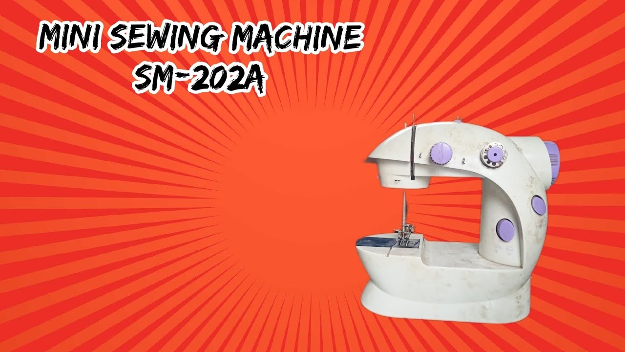 unboxing mini sewing machine sm-202A