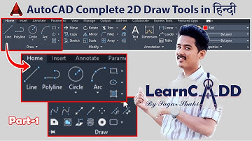 AutoCAD Draw Toolbars Explained with Examples | AutoCAD Basic Tutorial for Beginners | PART 1