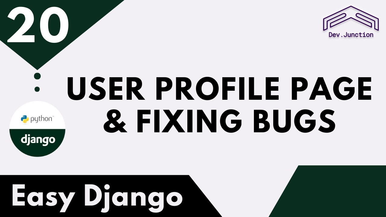 🔴 #20 - Instagram Clone - Easy Django - User Profile View - YouTube