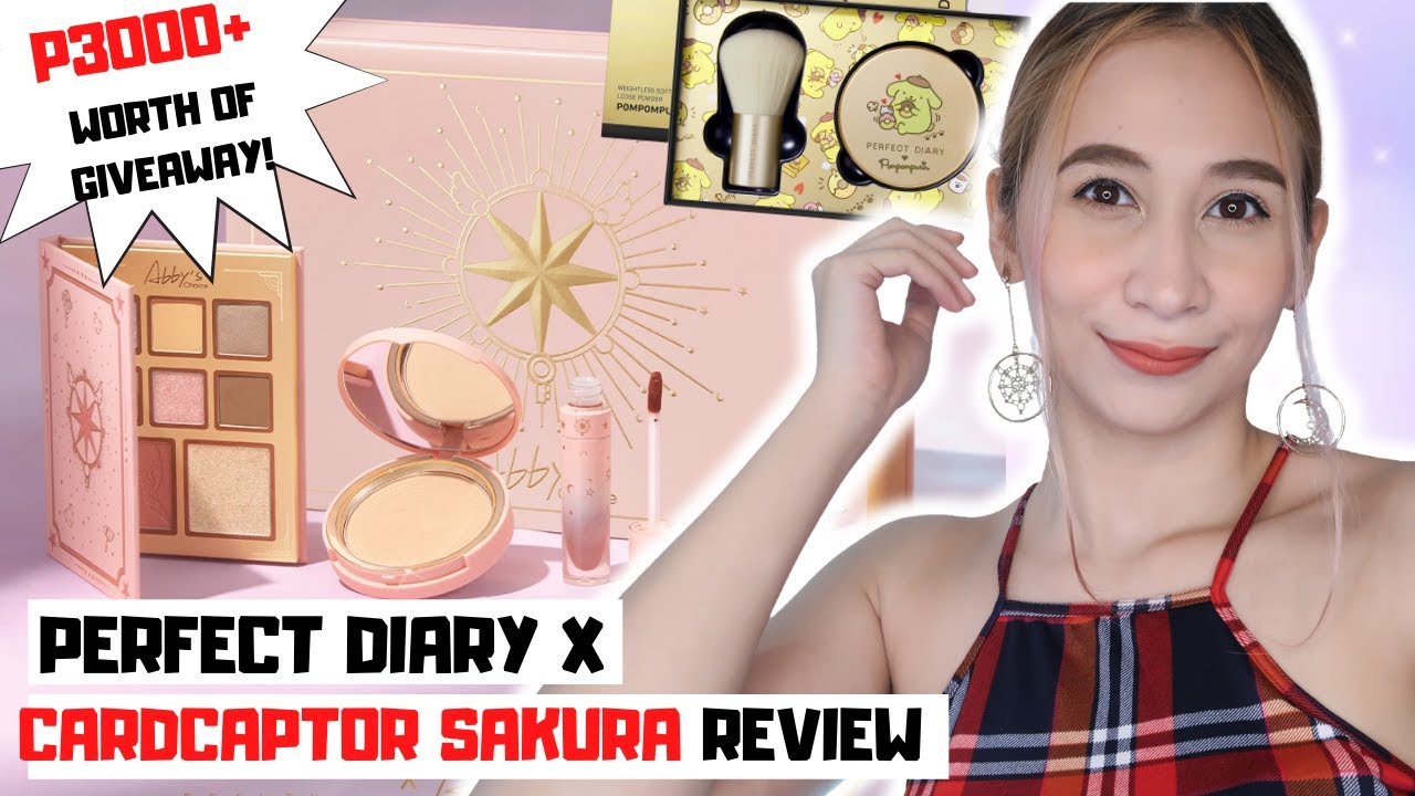 PERFECT DIARY X CARDCAPTOR SAKURA REVIEW GIVEAWAY PHILIPPINES (CLOSED
