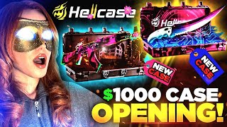$1000 CASE OPENING ON HELLCASE !| Hellcase Promo Code 2024 | Hellcase Case Opening |