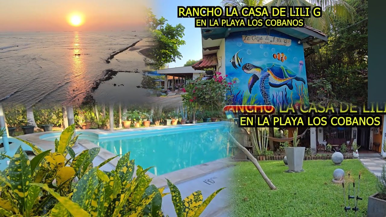 La Casa de Lili G, Para Alquilar En EL SALVADOR, Las Veraneras, Playa Los Cóbanos,Sonsonate.