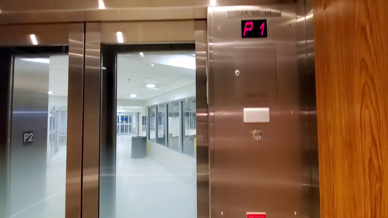 Scenic Schindler 330A Hydraulic Elevators at CF Chinook Centre - Calgary AB