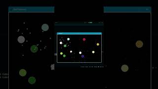 Python Tkinter Canvas Ball Explosion Simulation #shorts #coding #python