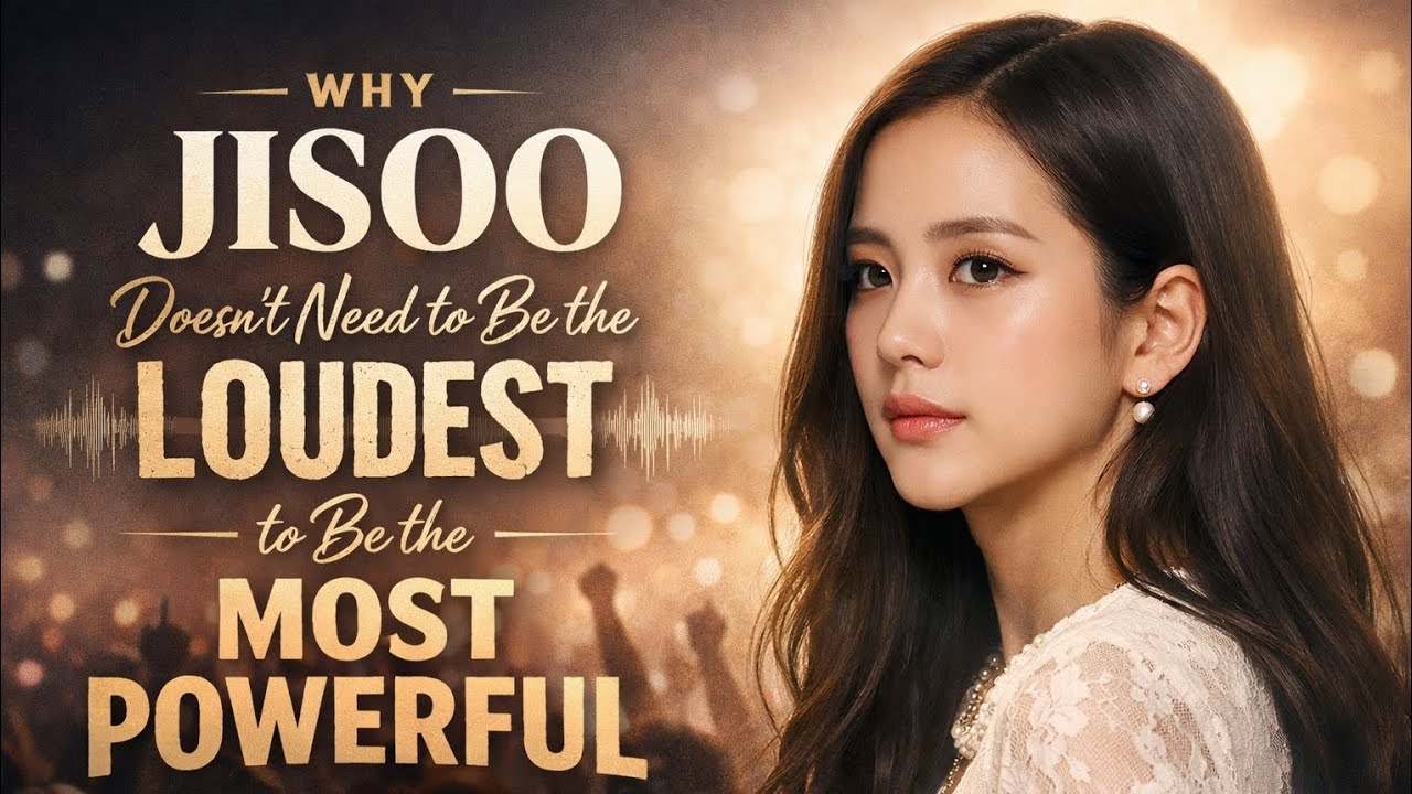 Why Jisoo Doesn’t Need to Be the Loudest to Be the Most Powerful