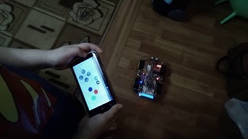 Робот на ардуино, блютуз управление со смартфона.