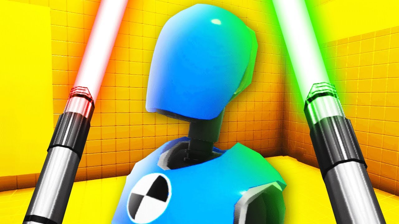 ROBOT DUMMY vs WEIRDEST WEAPON IN RAGE ROOM VR (Rage Room Virtual