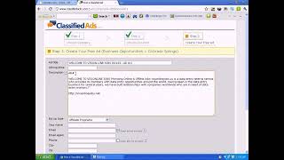 How to post an Ad on a free classified Ads Websites complete tutorial | VlogsWorldOfficial